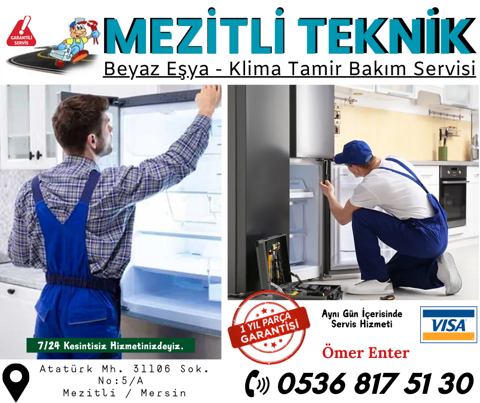 Mezitli Buzdolabı Servisi